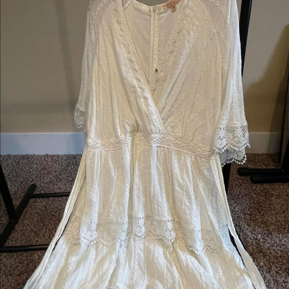 Midi Eyelet Dress